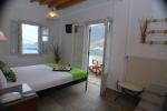 Double bed room with sea view balcony